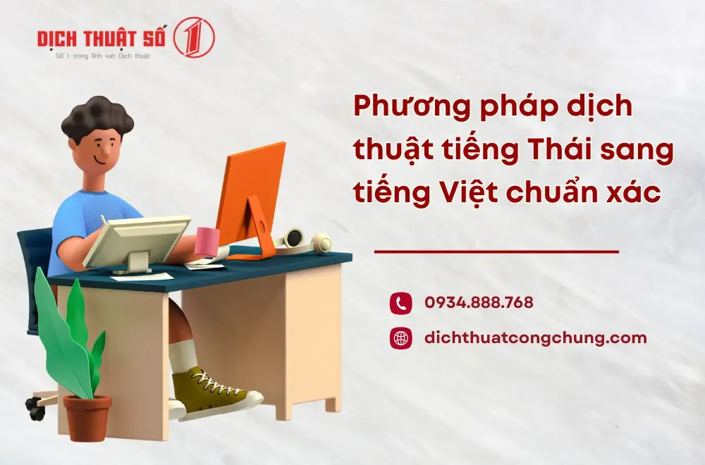 Phương pháp dịch thuật tiếng Thái sang tiếng Việt