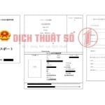 Dịch Hộ Chiếu Sang Tiếng Nhật