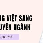 5+ Trang web dịch tiếng Việt sang tiếng Anh chuyên ngành