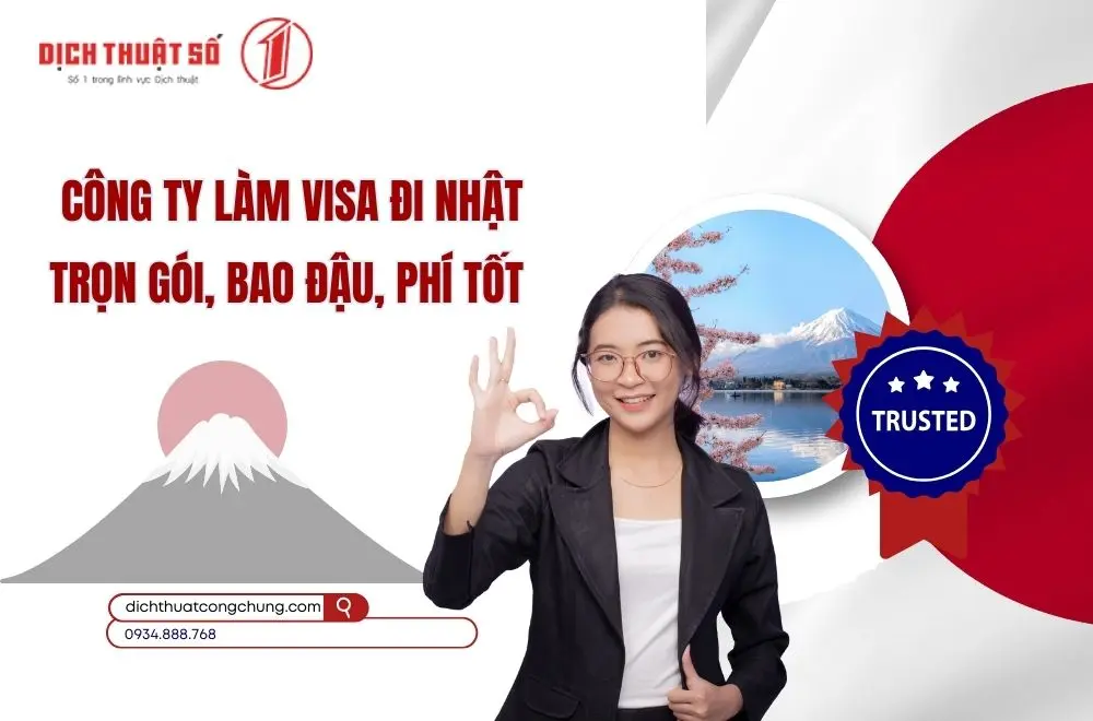 Dịch vụ xin visa đi Nhật trọn gói