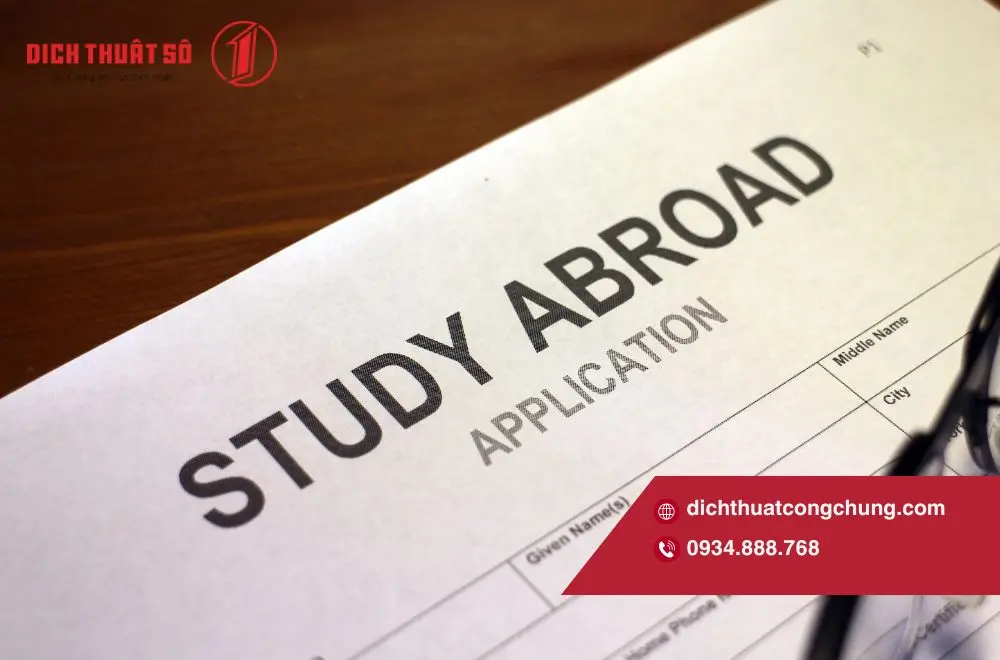 Vì sao cần dịch thuật công chứng hồ sơ du học?