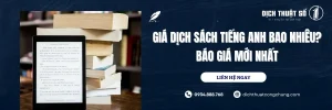 giá dịch sách tiếng Anh
