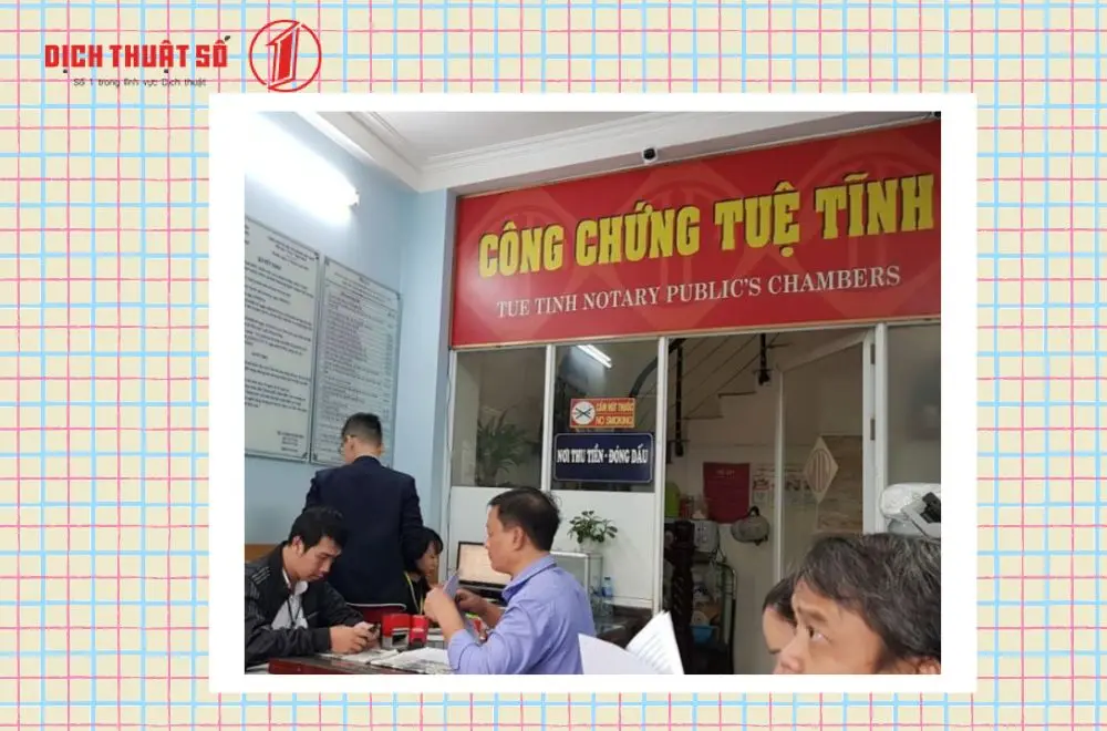 Văn phòng công chứng Tuệ Tĩnh