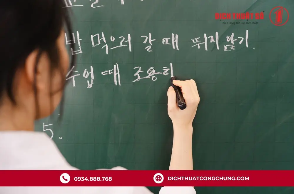 Nhu cầu dịch thuật tiếng Hàn tại Hà Nội