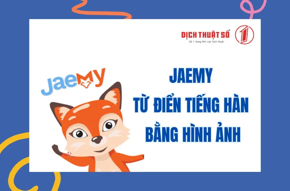 Jaemy – Từ điển tiếng Hàn bằng hình ảnh