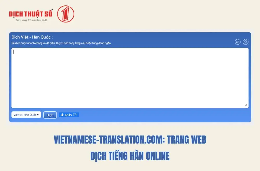 vietnamese-translation.com: Trang web dịch tiếng Hàn online