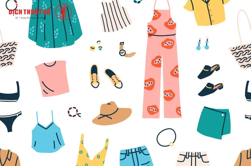 Từ vựng tiếng Hàn chuyên ngành may mặc cơ bản