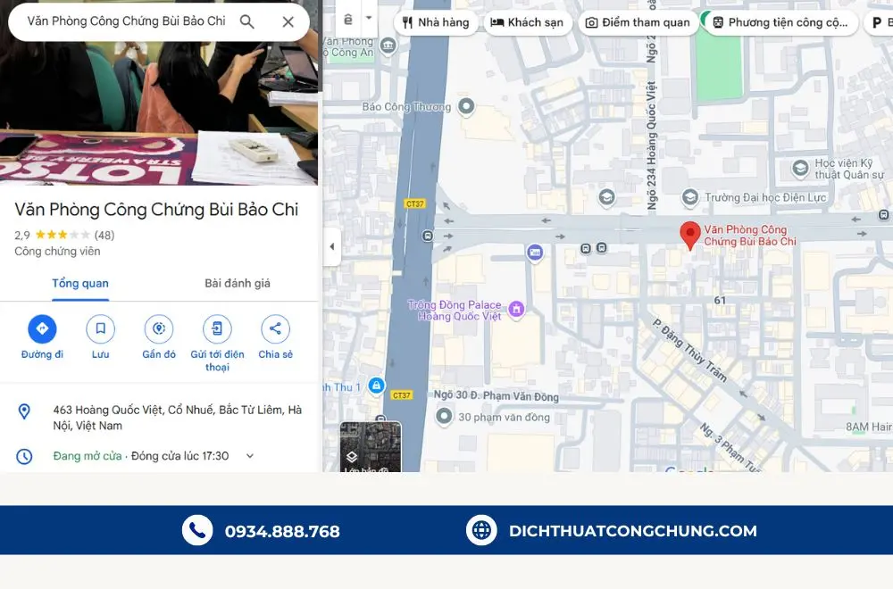 Văn phòng công chứng Bùi Bảo Chi