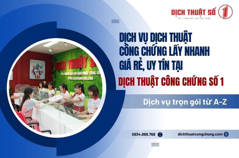 văn phòng công chứng Quận Cầu Giấy có dịch thuật