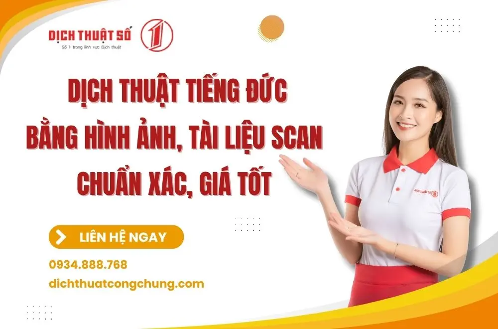 dịch vụ dịch tiếng Đức qua hình ảnh chuyên nghiệp