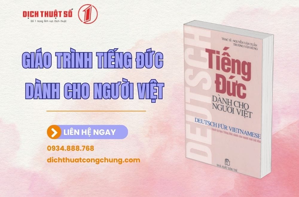 Giáo trình tiếng Đức dành cho người Việt