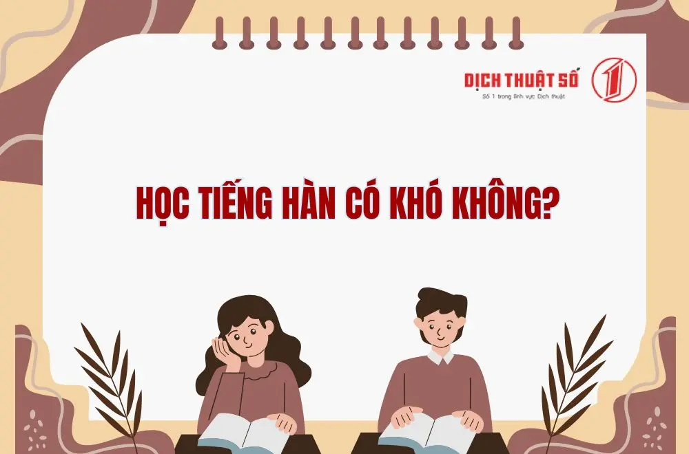 Học tiếng Hàn có khó không?