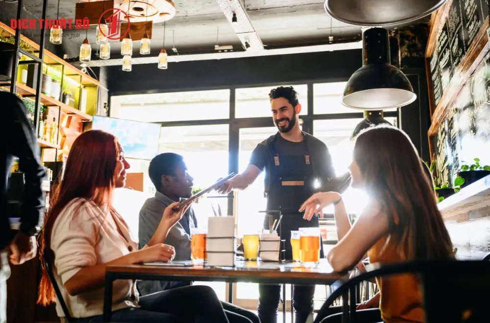 Mẫu hội thoại tiếng Đức trong nhà hàng