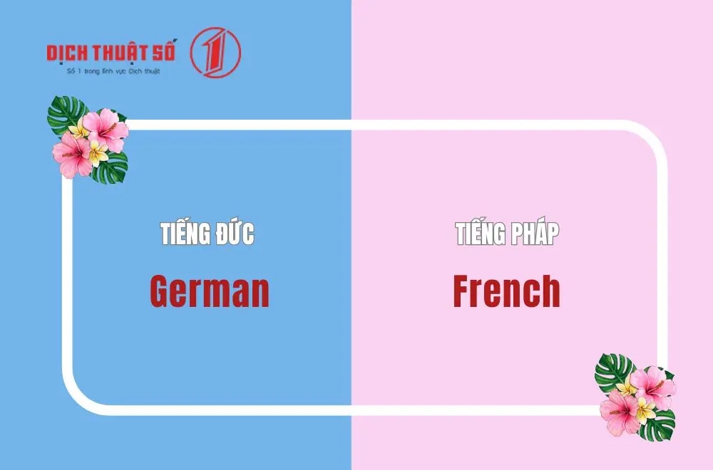Tiếng Pháp và tiếng Đức có giống nhau không?