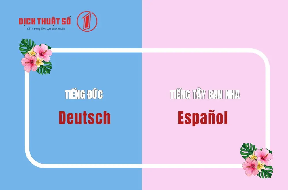 Tiếng Đức và tiếng Tây Ban Nha có giống nhau không?