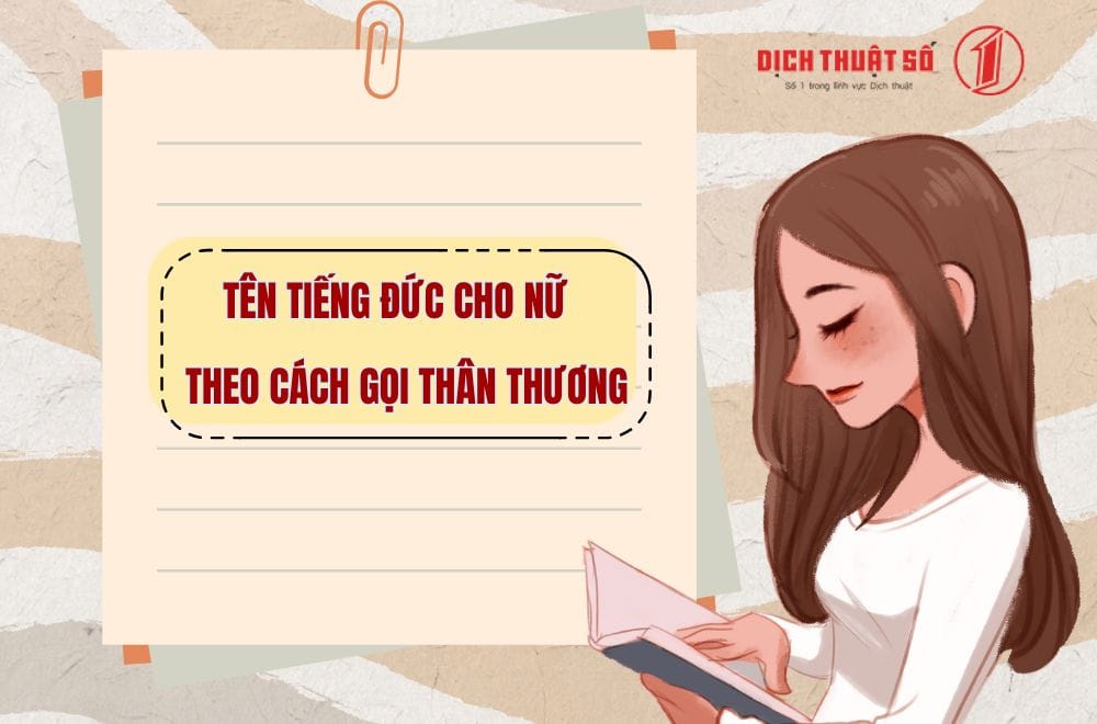 Tên tiếng Đức cho nữ theo cách gọi thân thương