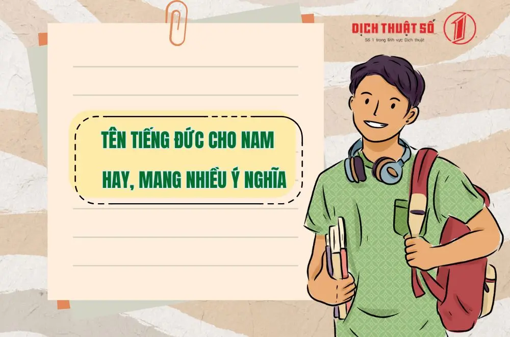 Tên tiếng Đức cho nam hay, nhiều ý nghĩa