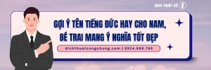 Gợi Ý Tên Tiếng Đức Cho Nam Hay, Ý Nghĩa Nhất