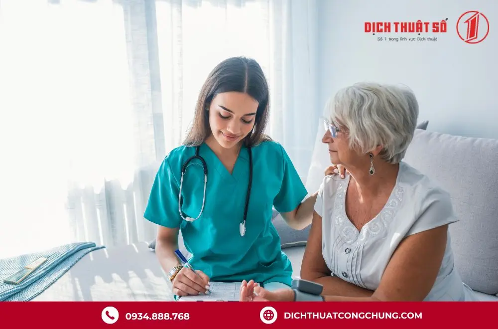 Điều dưỡng tiếng Đức là gì?