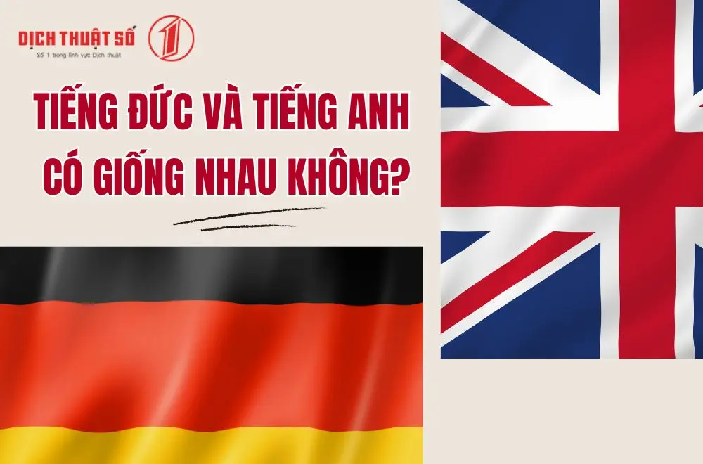 Tiếng Đức và tiếng Anh có giống nhau không?