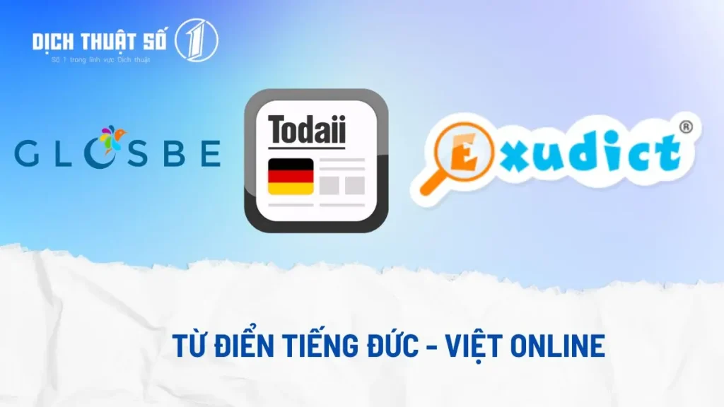 Từ điển tiếng Đức Việt online tốt nhất