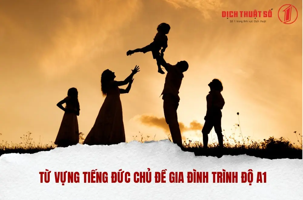 Từ vựng tiếng Đức chủ đề gia đình trình độ A1