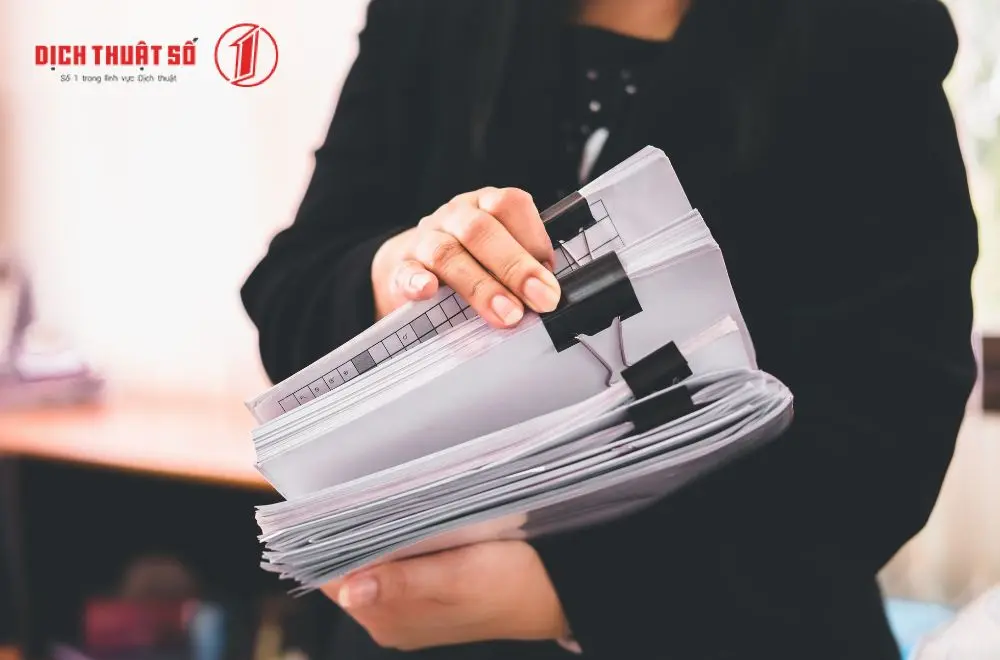 Từ vựng tiếng Hàn về các loại giấy tờ cơ bản