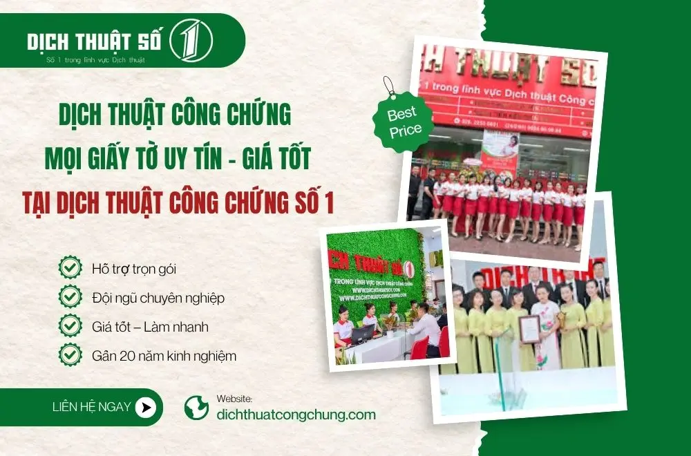 Dịch thuật tiếng Hàn mọi giấy tờ, tài liệu chuyên ngành