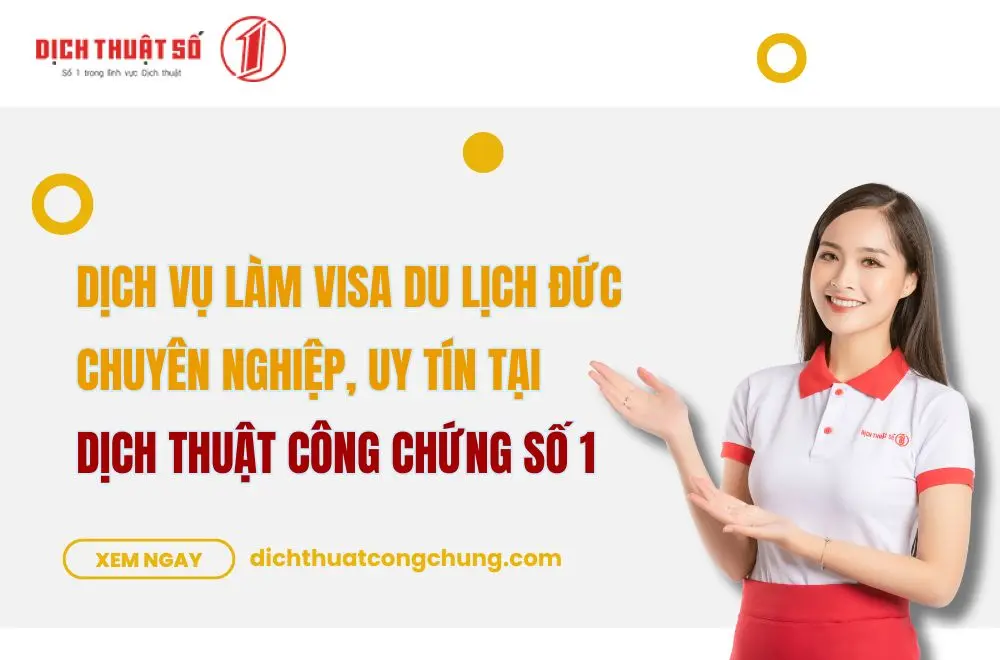 Dịch vụ làm visa du lịch Đức chuyên nghiệp, uy tín