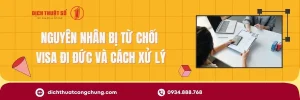 Những Điều Nên Làm Khi Bị Từ Chối Visa Đi Đức