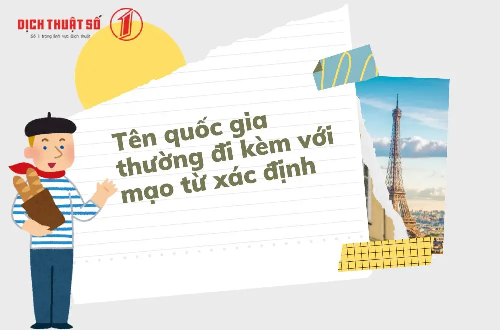 Nguyên tắc chung khi viết tên quốc gia trong tiếng Pháp