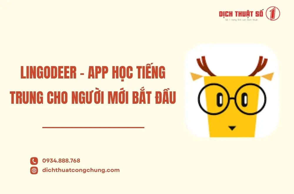 LingoDeer - App học tiếng Trung cho người mới bắt đầu