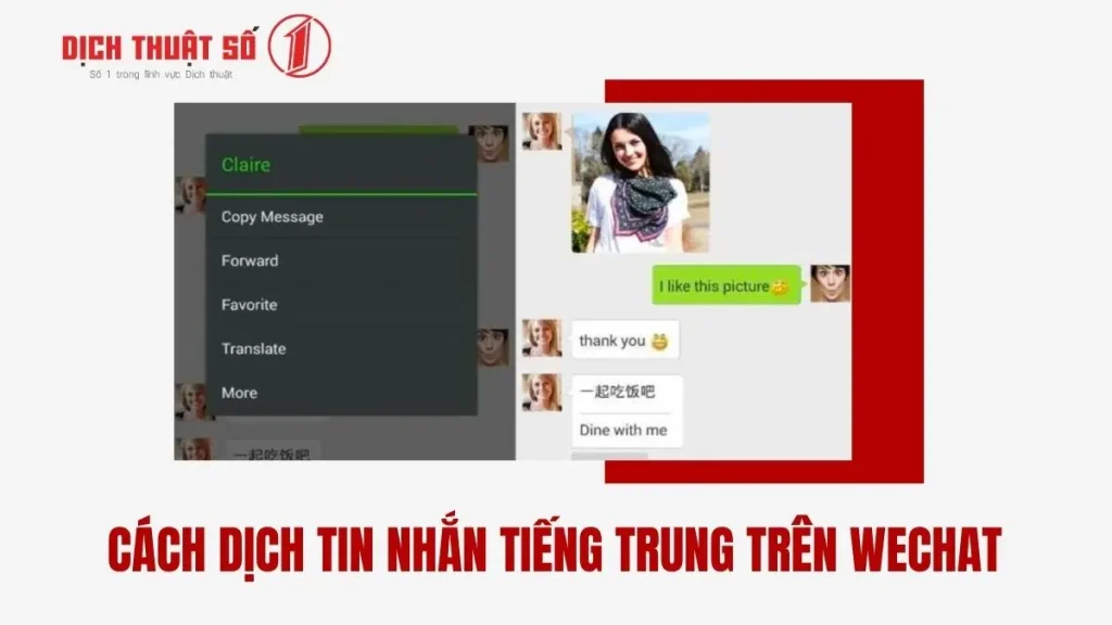 Dịch tin nhắn tiếng Trung sang tiếng Việt