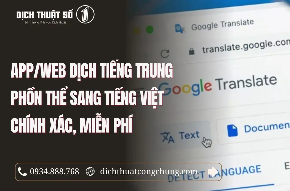 Top app/web dịch tiếng Trung phồn thể sang tiếng Việt chính xác