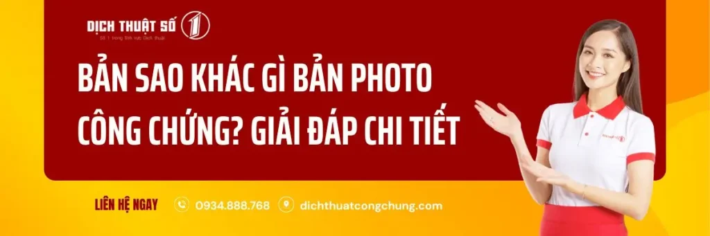 Bản Sao Khác Gì Bản Photo Công Chứng? Nên Làm Ở Đâu?