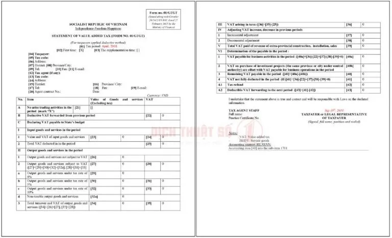Tại sao cần dịch thuật công chứng báo cáo thuế?