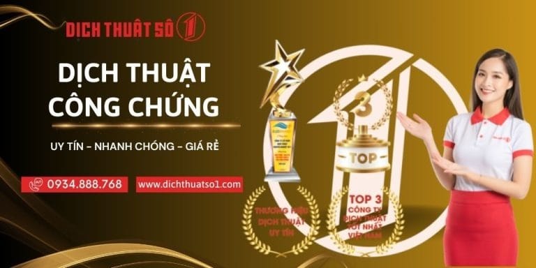 Dịch thuật công chứng bằng đại học chuẩn xác, lấy ngay trong ngày