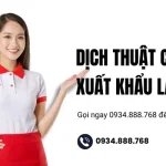 Dịch Thuật Công Chứng Hồ Sơ Xuất Khẩu Lao Động Chuẩn Xác 2025