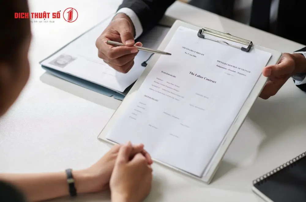 Dịch thuật công chứng hợp đồng lao động sang tiếng Anh là gì?