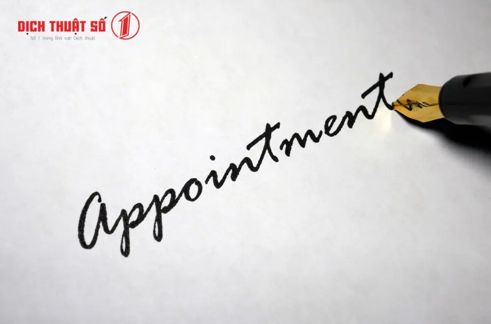 Dịch thuật công chứng thư bổ nhiệm hơn 100 ngôn ngữ