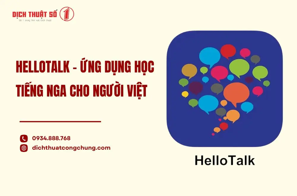 HelloTalk – Ứng dụng học tiếng Nga cho người Việt