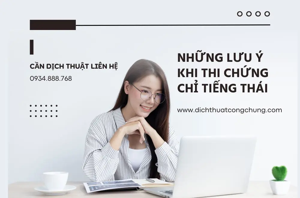 Những lưu ý khi thi chứng chỉ tiếng Thái TLCT 