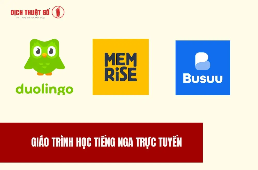 Giáo trình học tiếng Nga trực tuyến