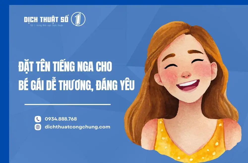 Đặt tên tiếng Nga cho bé gái dễ thương, đáng yêu