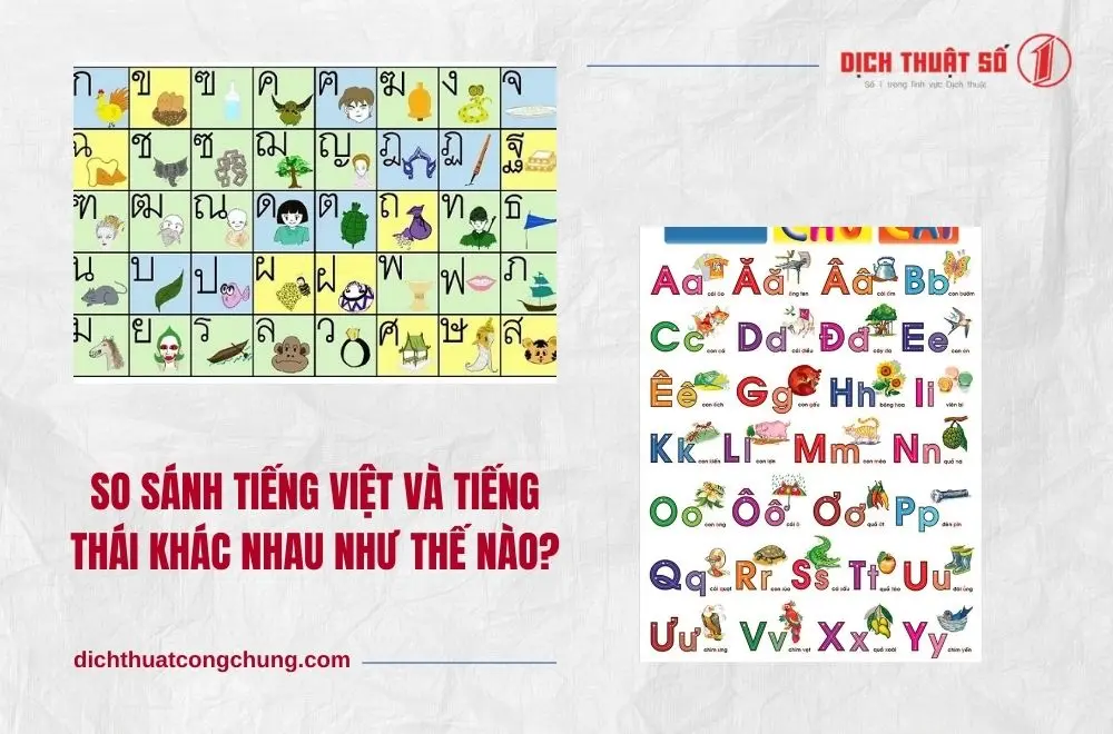 Hệ thống chữ viết tiếng Thái và tiếng Việt 