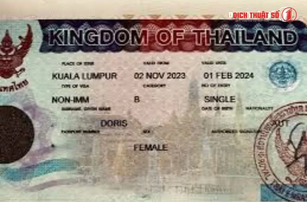 Visa làm việc tại Thái Lan là gì?