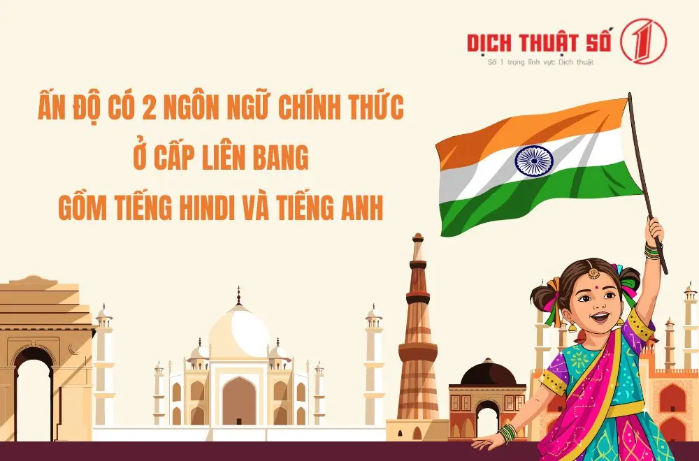 Ấn Độ nói tiếng gì là ngôn ngữ chính thức? 