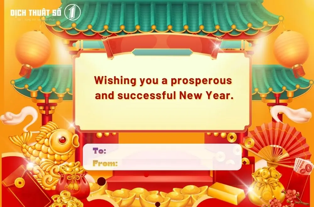 Lời chúc Tết bằng tiếng Anh trang trọng dành cho đối tác