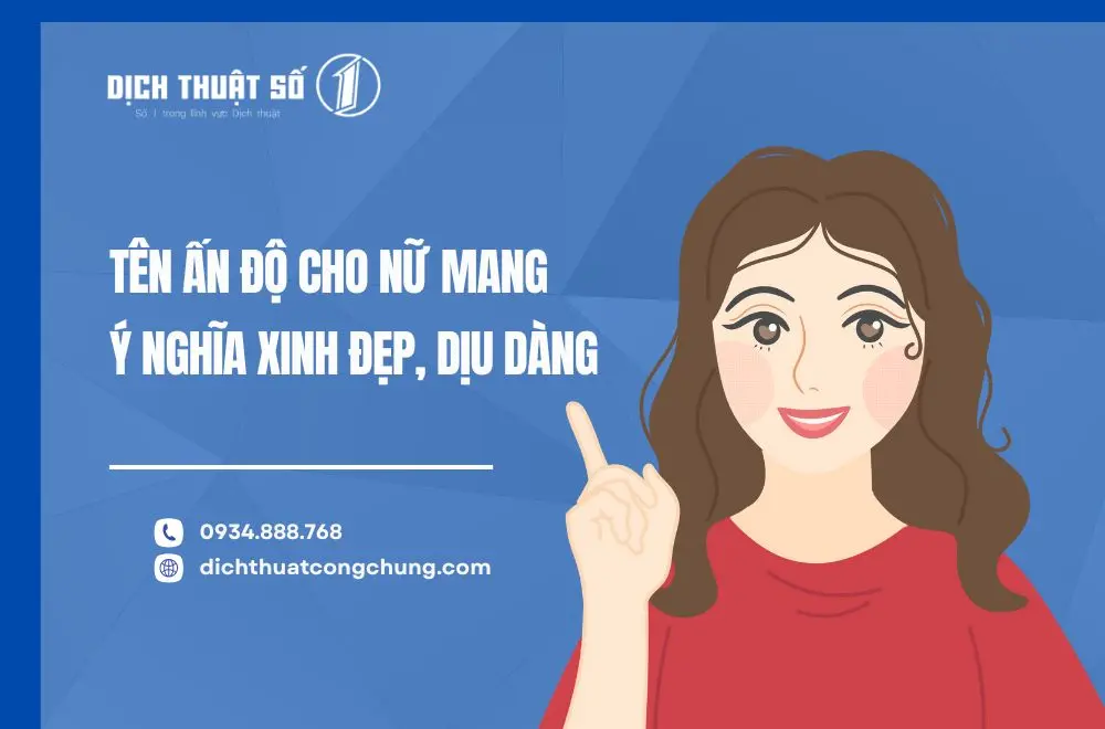 Tên Ấn Độ cho nữ mang ý nghĩa xinh đẹp, dịu dàng
