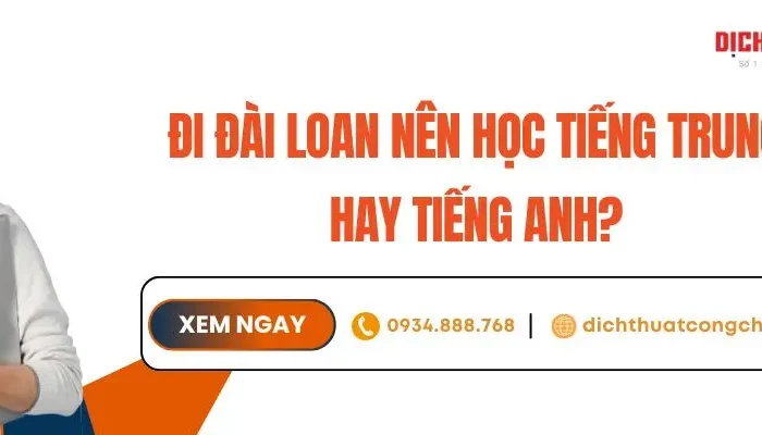 Đi Đài Loan Nên Học Tiếng Trung Hay Tiếng Anh? Giải Đáp Đầy Đủ